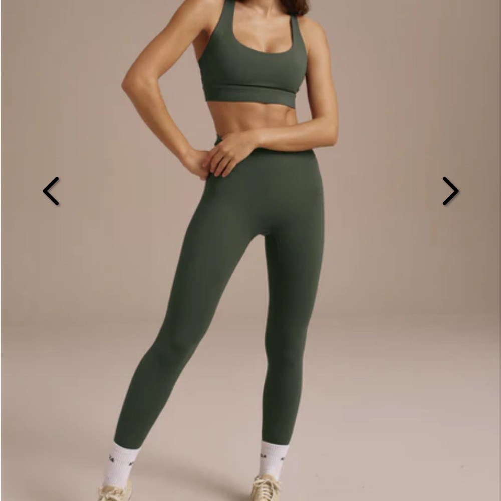 New without tags Adanola leggings in olive green - size XS